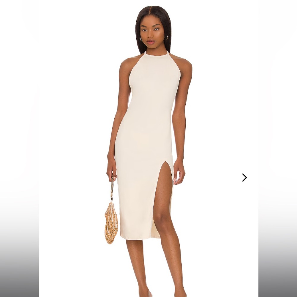 NWOT Revolve Lovers and Friends Stardust Midi Dress in Ivory